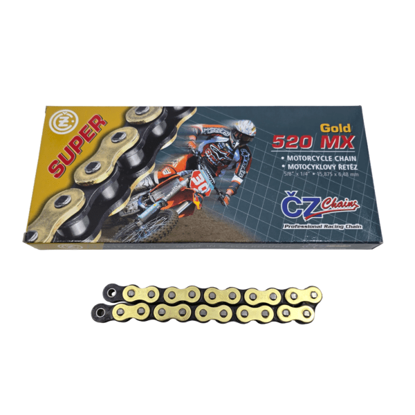 Chain CZ 520 MX Gold - 120 links